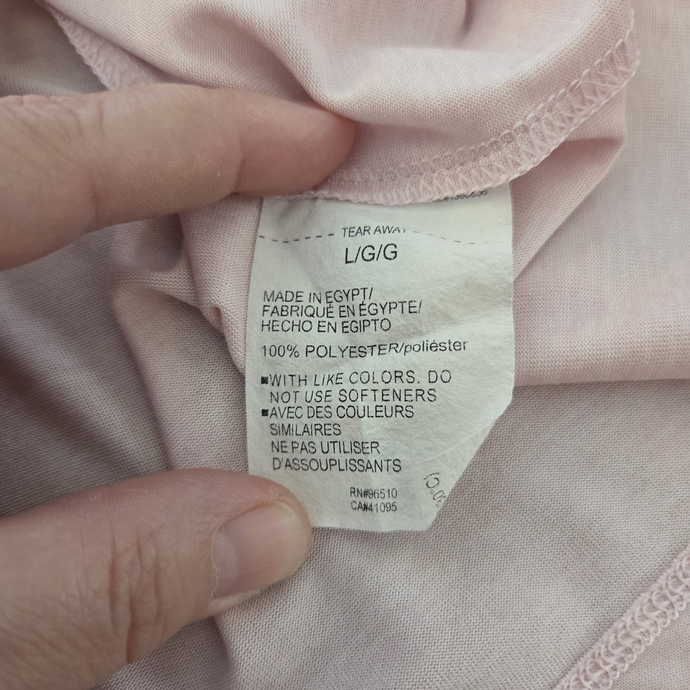 Under Armour sz L loose fit tank top pink casual work out gym athletic womens - Picture 8 of 9